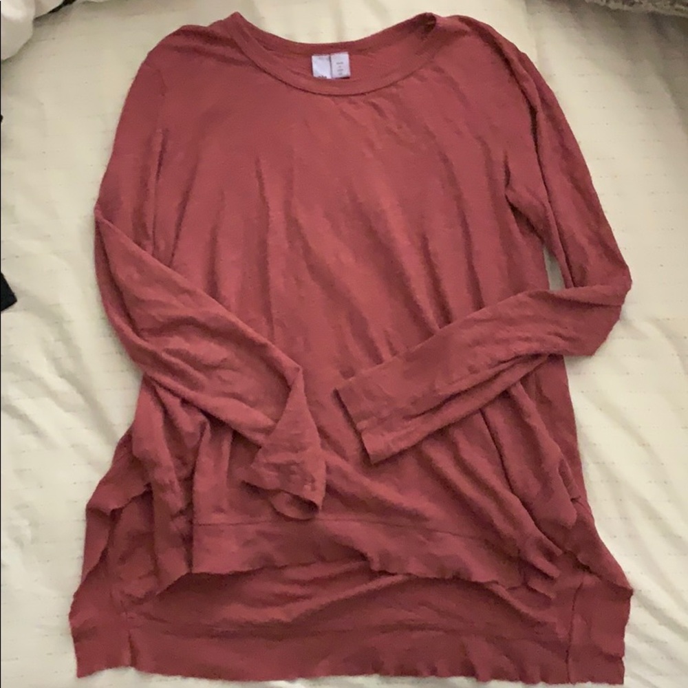 Milt burgundy long sleeve